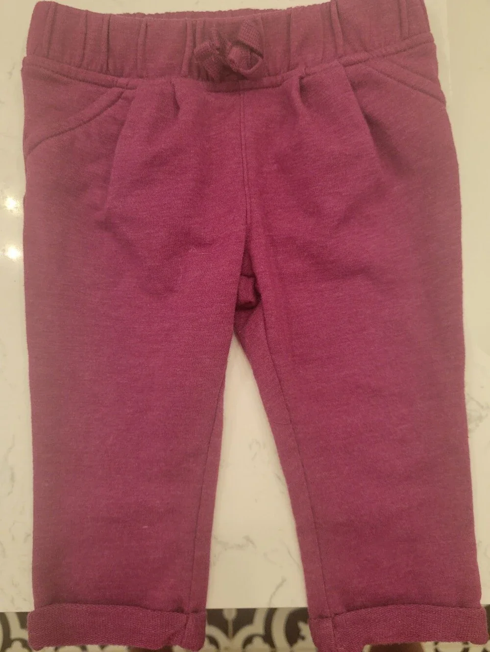 Old Navy Pink/Magenta Marled Knit Baby Cardigan